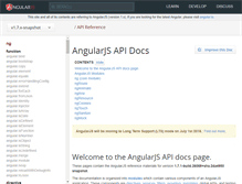 Tablet Screenshot of docs.angularjs.org